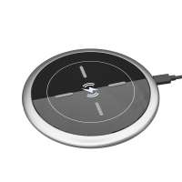 2020 New Amazon Fast wireless  Charging  pad  USB Qi wireless charger  compatible for all qi standard devices free sample