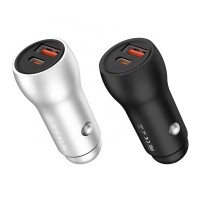 XO CC20 36W Fast Charge 3.0 USB Car Charger For IP  Huawei PD Aluminum alloy Car Charger